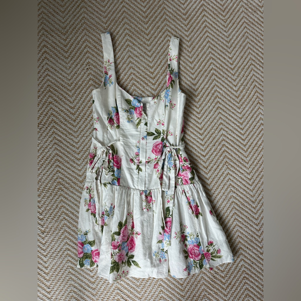 Lpa Floral Mini Dress